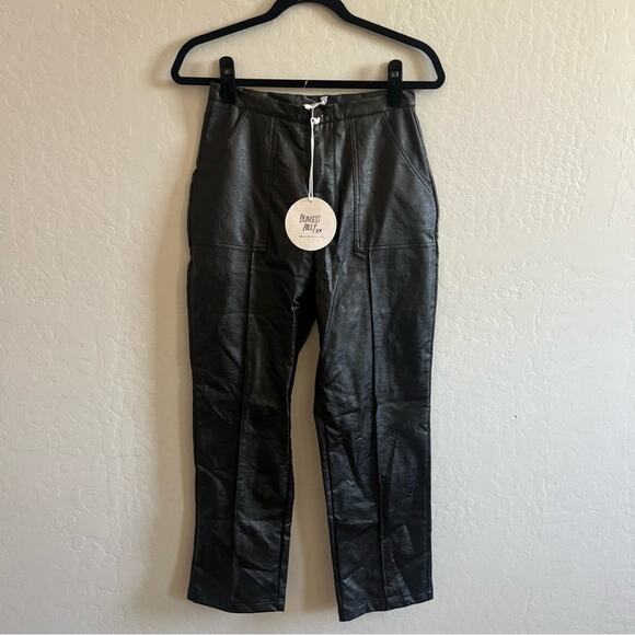 Princess Polly Encore Grunge Pants Black leather pants - Picture 5 of 9